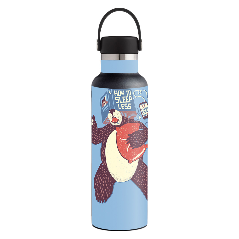 Picture of MightySkins HFST21-How To Sleep Less Skin for Hydro Flask 21 oz Standard Mouth - How to Sleep Less