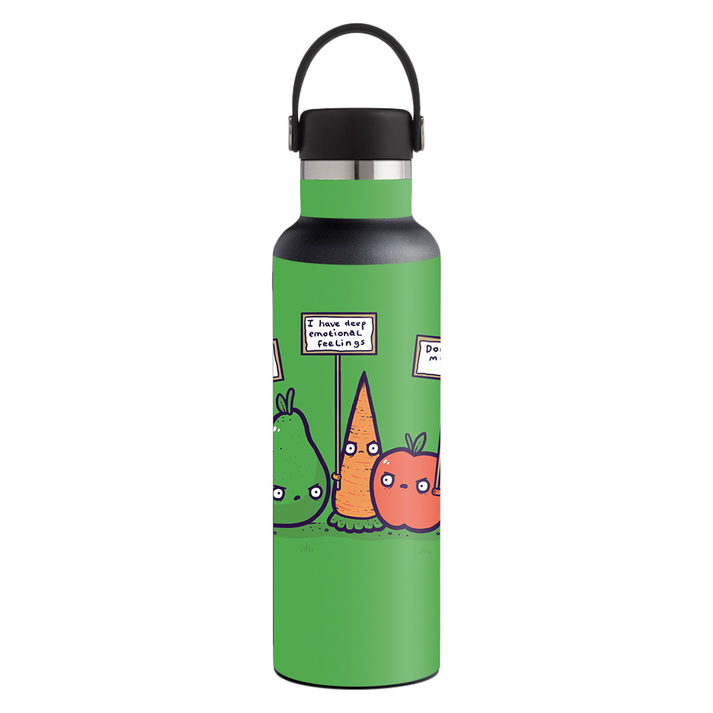 Picture of MightySkins HFST21-I Hate Vegans Skin for Hydro Flask 21 oz Standard Mouth - I Hate Vegans
