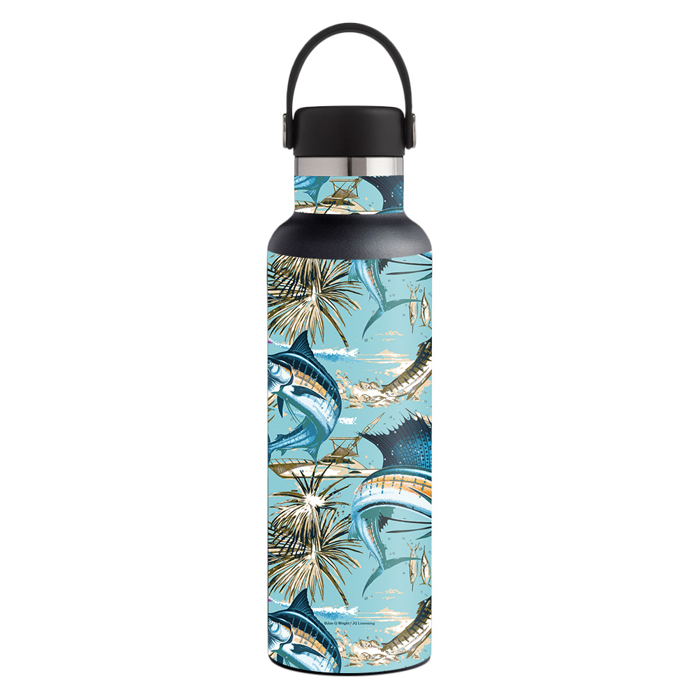 Picture of MightySkins HFST21-Island Fish Skin for Hydro Flask 21 oz Standard Mouth - Island Fish