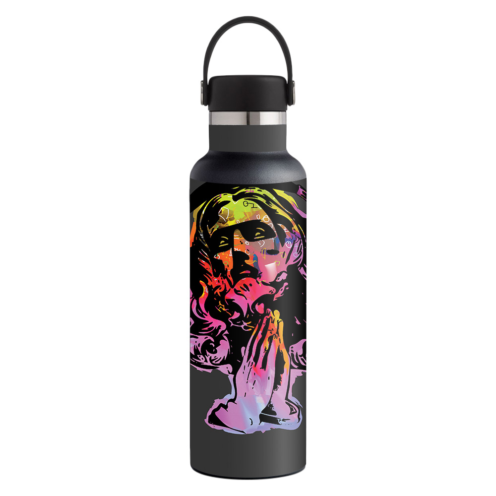Picture of MightySkins HFST21-Jesus Tunes Skin for Hydro Flask 21 oz Standard Mouth - Jesus Tunes