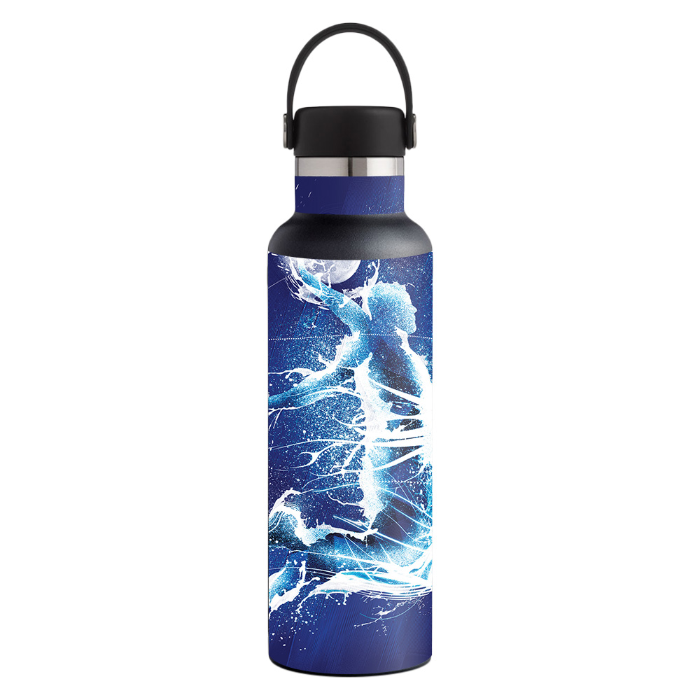 Picture of MightySkins HFST21-Jump To The Moon Skin for Hydro Flask 21 oz Standard Mouth - Jump to the Moon