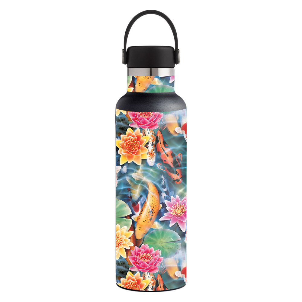 Picture of MightySkins HFST21-Koi Pond Skin for Hydro Flask 21 oz Standard Mouth - Koi Pond
