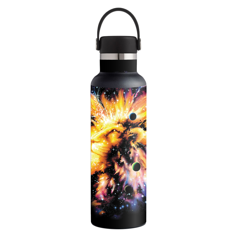 Picture of MightySkins HFST21-Leo Galaxy Skin for Hydro Flask 21 oz Standard Mouth - Leo Galaxy