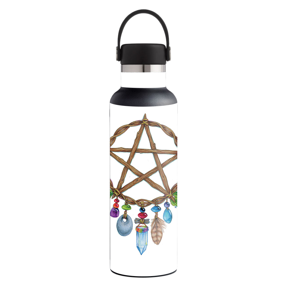 Picture of MightySkins HFST21-Pentacle Charm Skin for Hydro Flask 21 oz Standard Mouth - Pentacle Charm