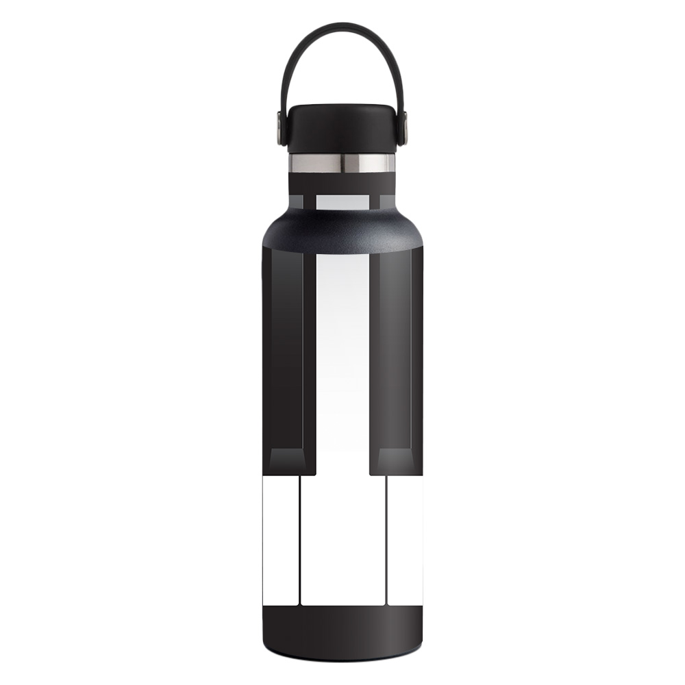 Picture of MightySkins HFST21-Piano Keys Skin for Hydro Flask 21 oz Standard Mouth - Piano Keys
