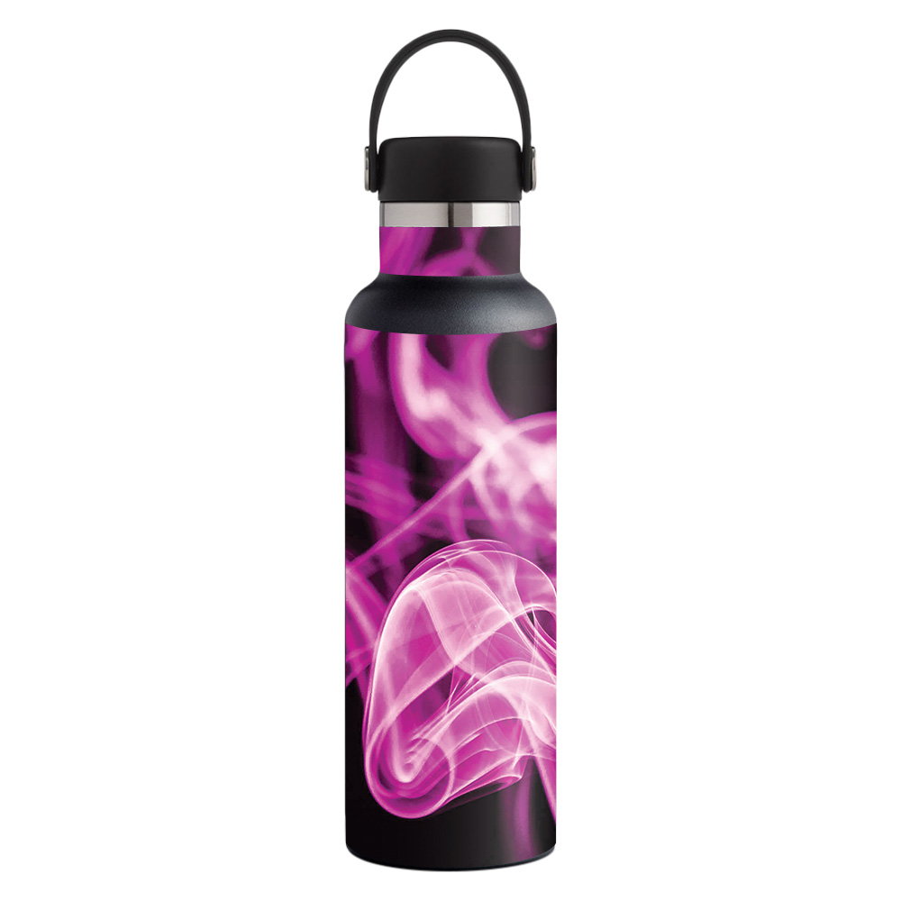 Picture of MightySkins HFST21-Pink Flames Skin for Hydro Flask 21 oz Standard Mouth - Pink Flames