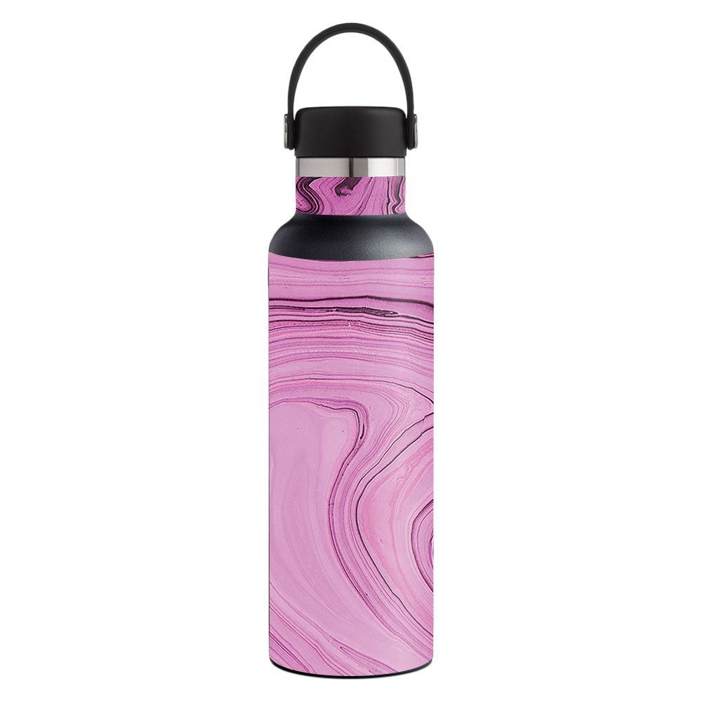Picture of MightySkins HFST21-Pink Thai Marble Skin for Hydro Flask 21 oz Standard Mouth - Pink Thai Marble