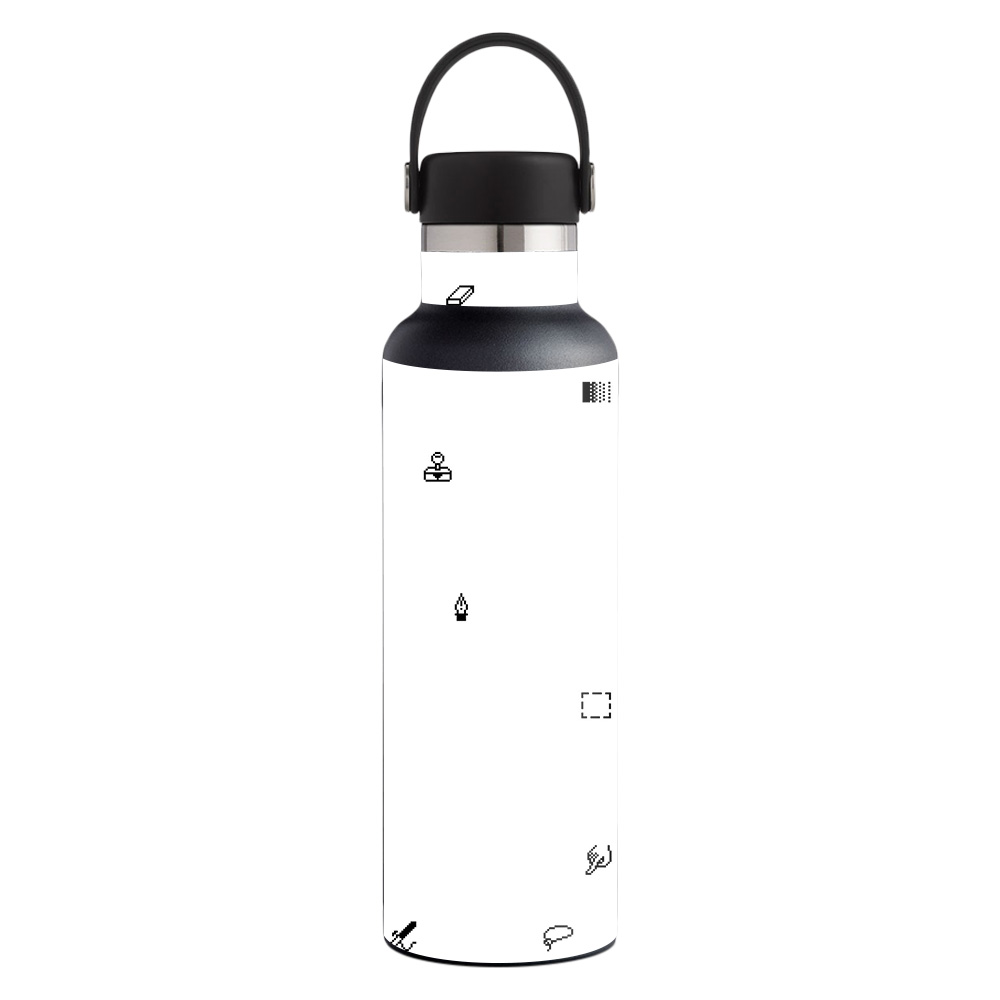 Picture of MightySkins HFST21-Pixel Pattern Skin for Hydro Flask 21 oz Standard Mouth - Pixel Pattern