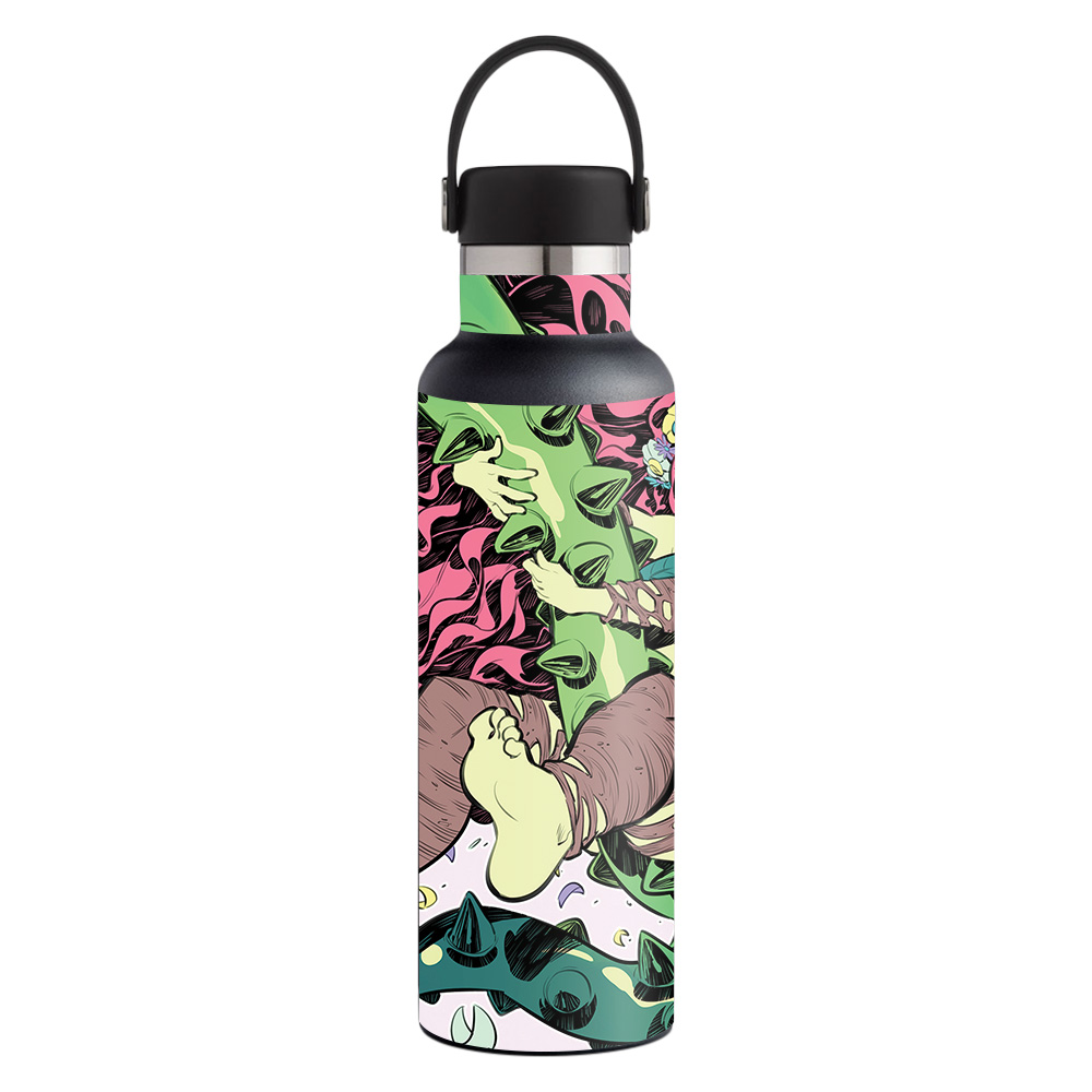 Picture of MightySkins HFST21-Plant Girl Skin for Hydro Flask 21 oz Standard Mouth - Plant Girl