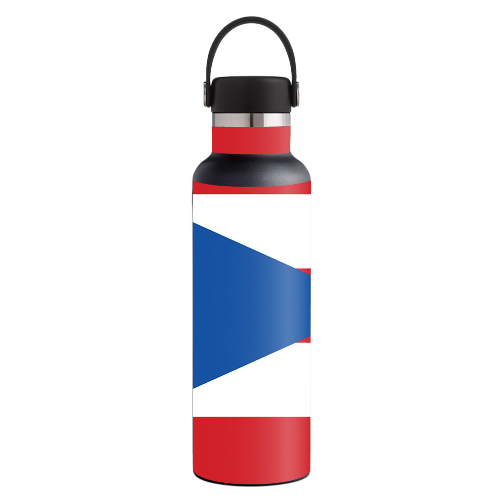 Picture of MightySkins HFST21-Puerto Rican Flag Skin for Hydro Flask 21 oz Standard Mouth - Puerto Rican Flag