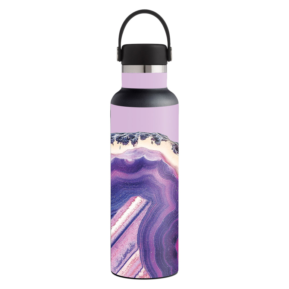 Picture of MightySkins HFST21-Purple Agate Skin for Hydro Flask 21 oz Standard Mouth - Purple Agate