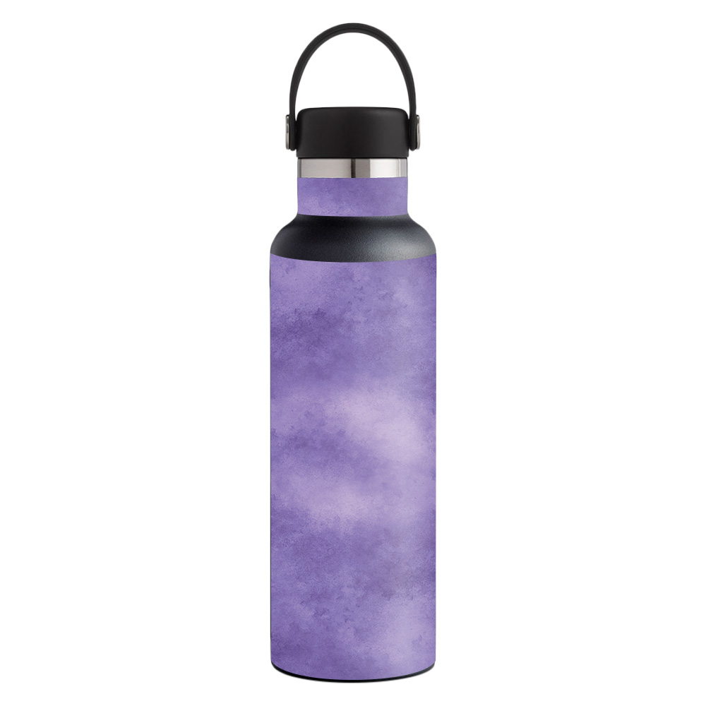 Picture of MightySkins HFST21-Purple Airbrush Skin for Hydro Flask 21 oz Standard Mouth - Purple Airbrush