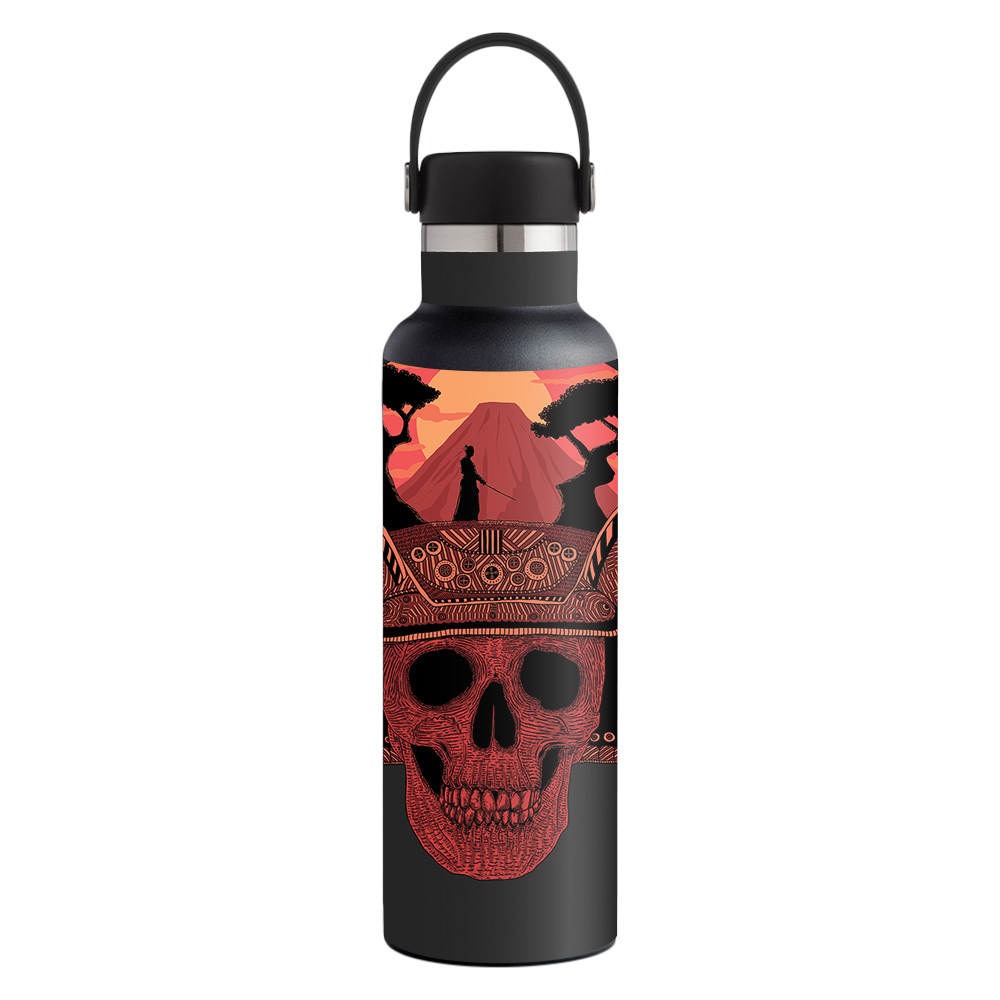 Picture of MightySkins HFST21-Samurai Forest Skin for Hydro Flask 21 oz Standard Mouth - Samurai Forest