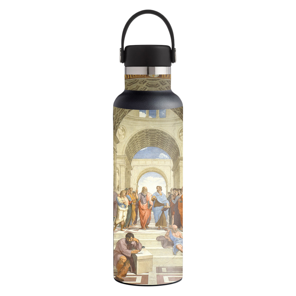 Picture of MightySkins HFST21-School Of Athens Skin for Hydro Flask 21 oz Standard Mouth - School of Athens