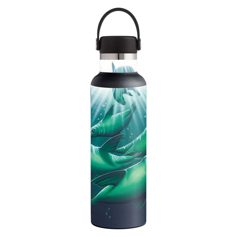 Picture of MightySkins HFST21-Sea Lions Skin for Hydro Flask 21 oz Standard Mouth - Sea Lions