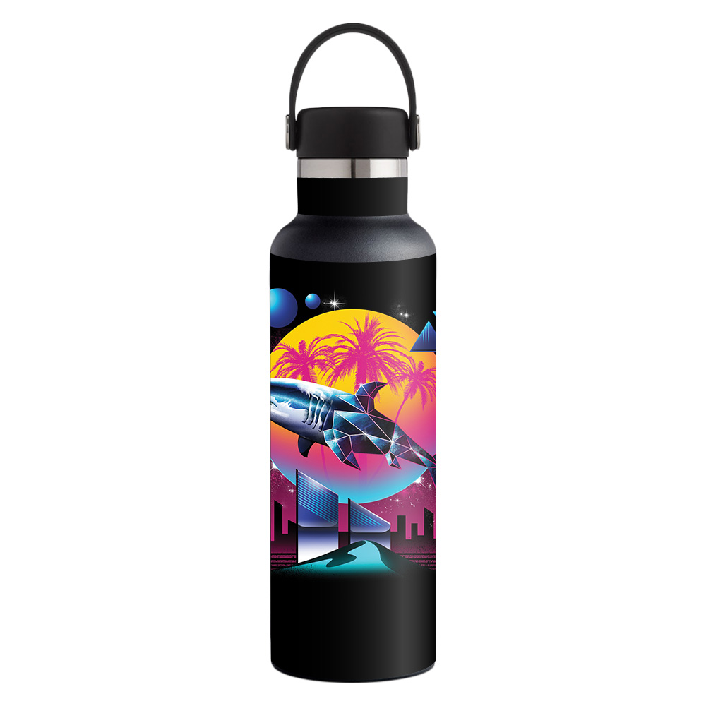 Picture of MightySkins HFST21-Sharp Shark Skin for Hydro Flask 21 oz Standard Mouth - Sharp Shark