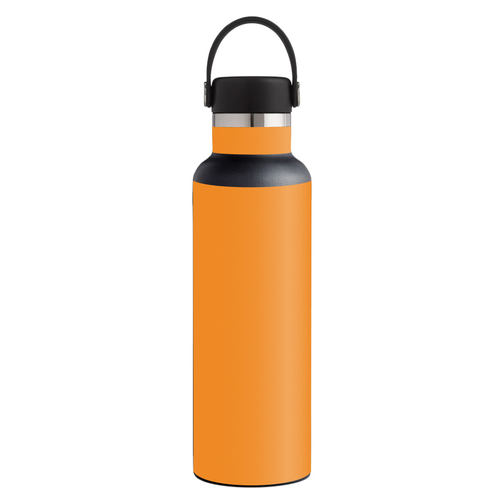 Picture of MightySkins HFST21-Solid Orange Skin for Hydro Flask 21 oz Standard Mouth - Solid Orange