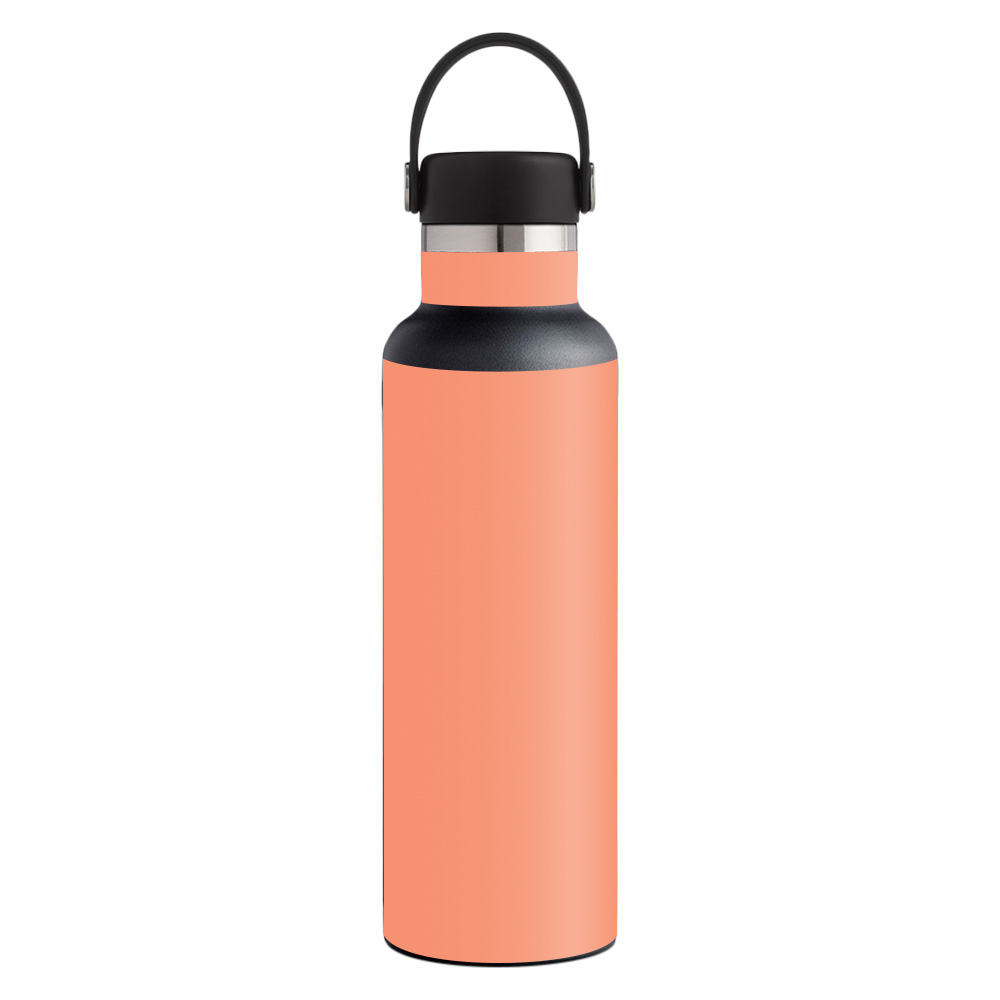 Picture of MightySkins HFST21-Solid Peach Skin for Hydro Flask 21 oz Standard Mouth - Solid Peach