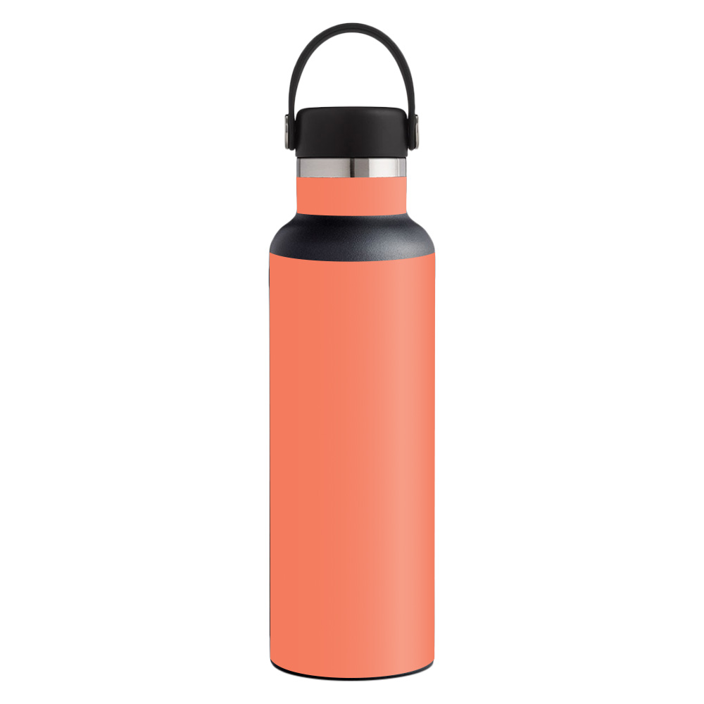 Picture of MightySkins HFST21-Solid Salmon Skin for Hydro Flask 21 oz Standard Mouth - Solid Salmon