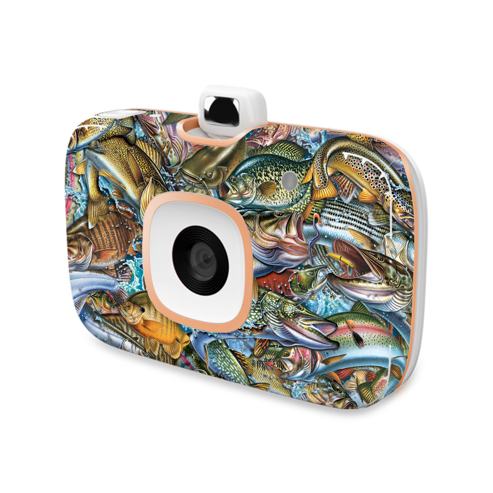 Picture of MightySkins HPSPR2I1-Action Fish Puzzle Skin for HP Sprocket 2-in-1 Photo Printer - Action Fish Puzzle