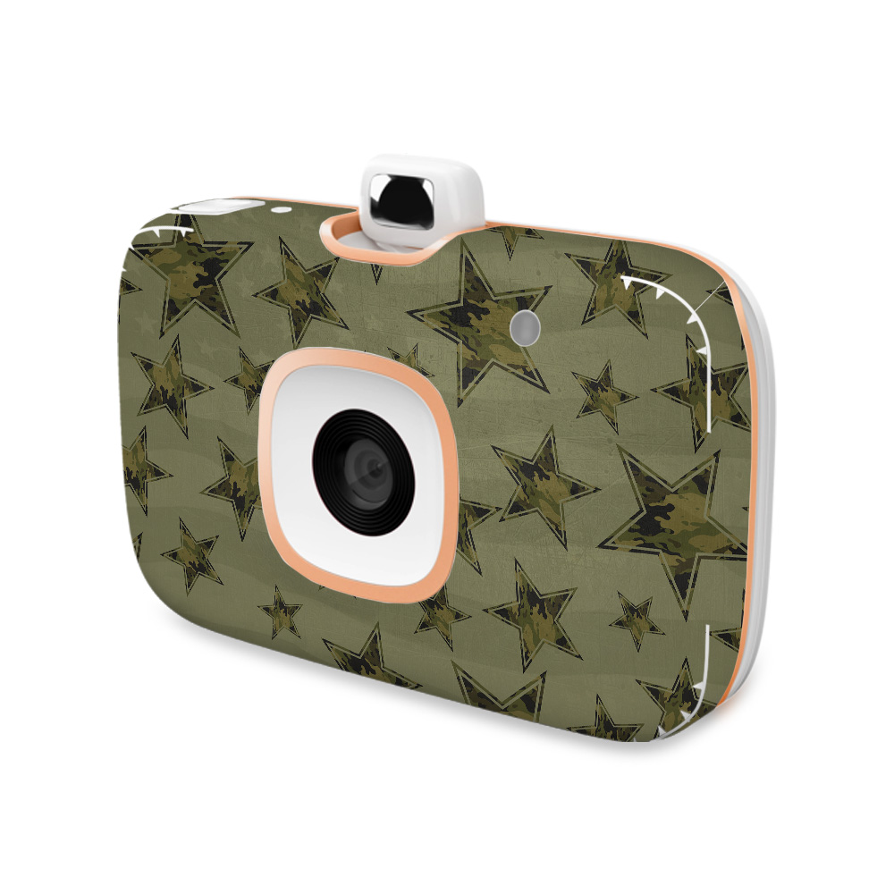 Picture of MightySkins HPSPR2I1-Army Star Skin for HP Sprocket 2-in-1 Photo Printer - Army Star