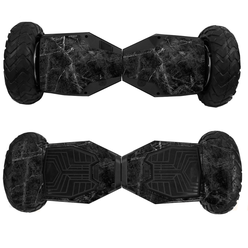 SWT6-Black Marble Skin for Swagtron T6 Off-Road Hoverboard - Black Marble -  MightySkins
