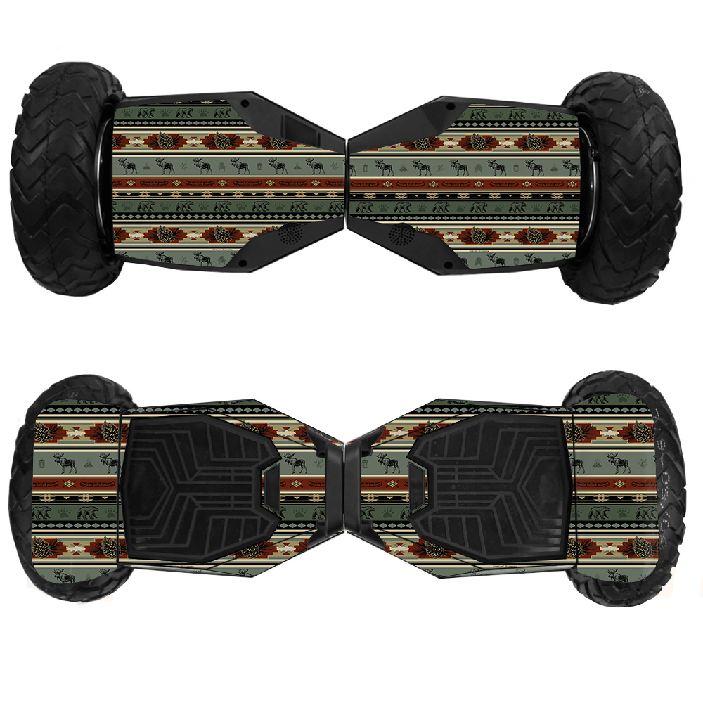 SWT6-Cabin Stripes Skin for Swagtron T6 Off-Road Hoverboard - Cabin Stripes -  MightySkins