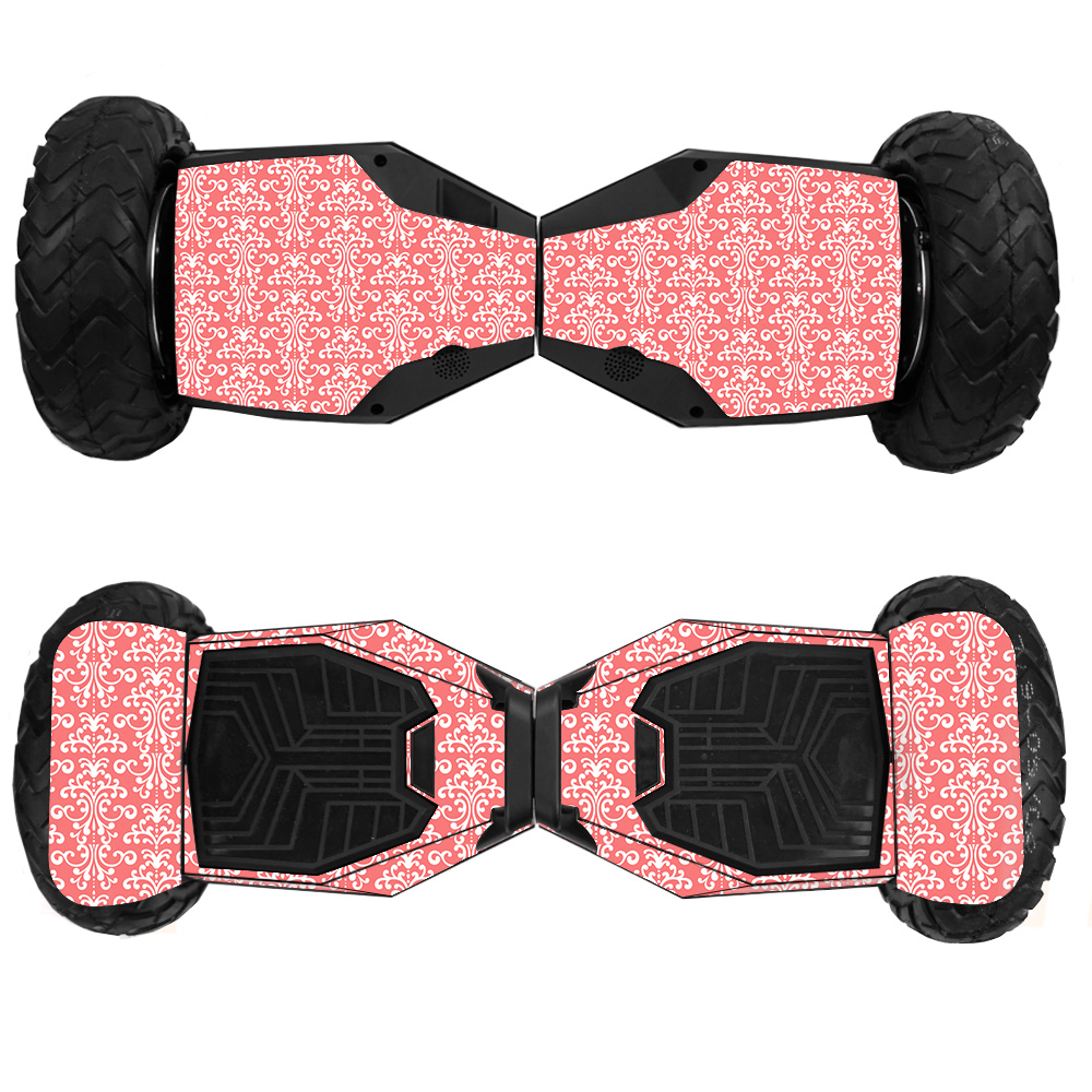 SWT6-Coral Damask Skin for Swagtron T6 Off-Road Hoverboard - Coral Damask -  MightySkins