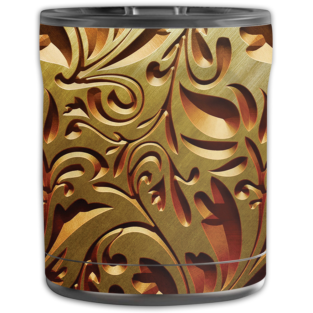Picture of MightySkins OTEL10-Mosaic Gold Skin for Otterbox Elevation Tumbler 10 oz - Mosaic Gold