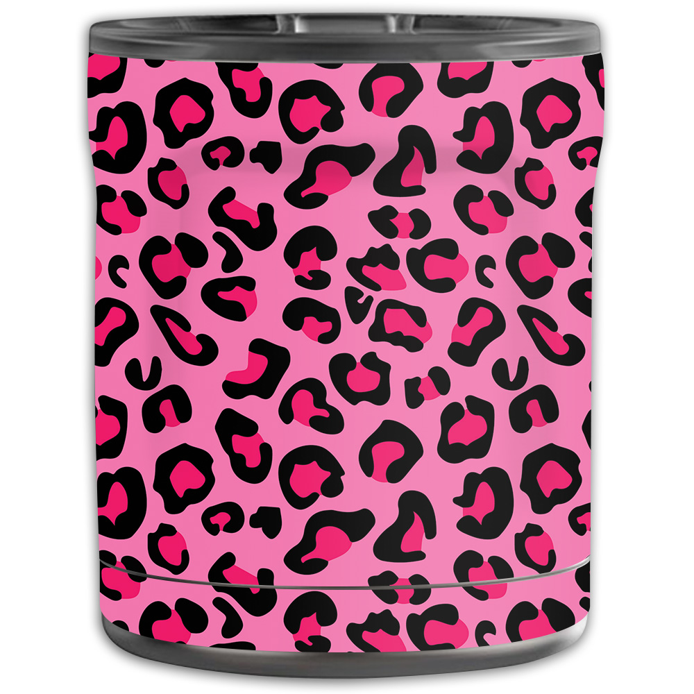 Picture of MightySkins OTEL10-Pink Leopard Skin for Otterbox Elevation Tumbler 10 oz - Pink Leopard
