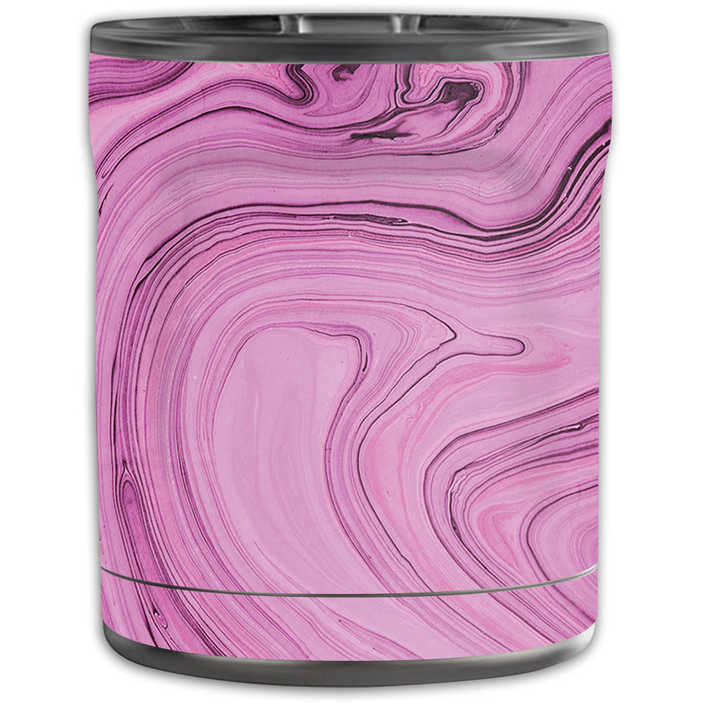 Picture of MightySkins OTEL10-Pink Thai Marble Skin for Otterbox Elevation Tumbler 10 oz - Pink Thai Marble