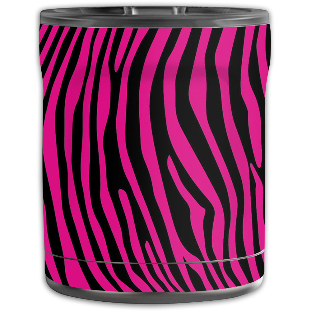 Picture of MightySkins OTEL10-Pink Zebra Skin for Otterbox Elevation Tumbler 10 oz - Pink Zebra