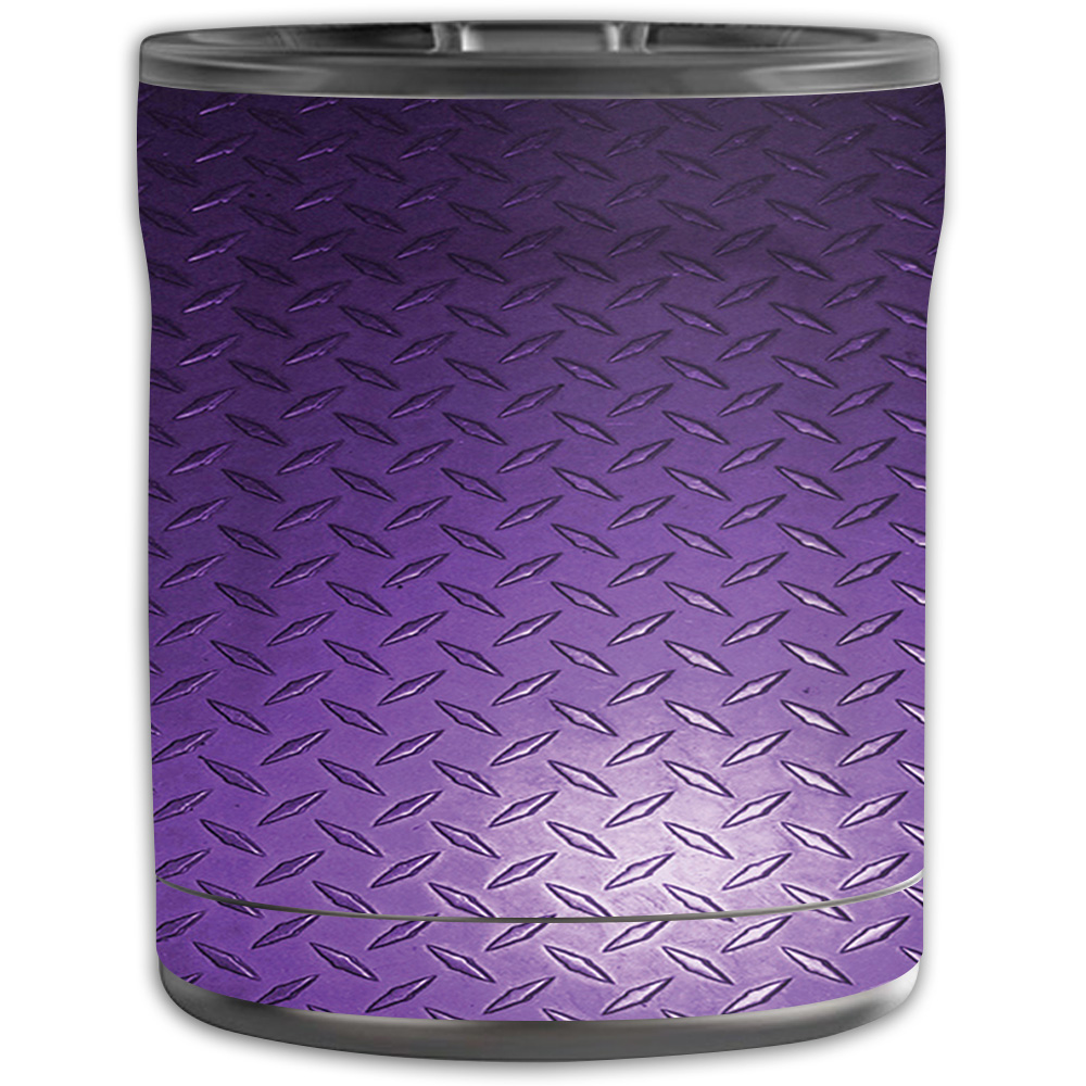 Picture of MightySkins OTEL10-Purple Diamond Plate Skin for Otterbox Elevation Tumbler 10 oz - Purple Diamond Plate