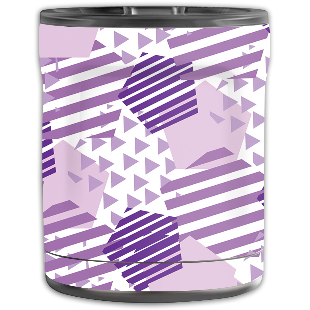 Picture of MightySkins OTEL10-Purple Pentagon Skin for Otterbox Elevation Tumbler 10 oz - Purple Pentagon