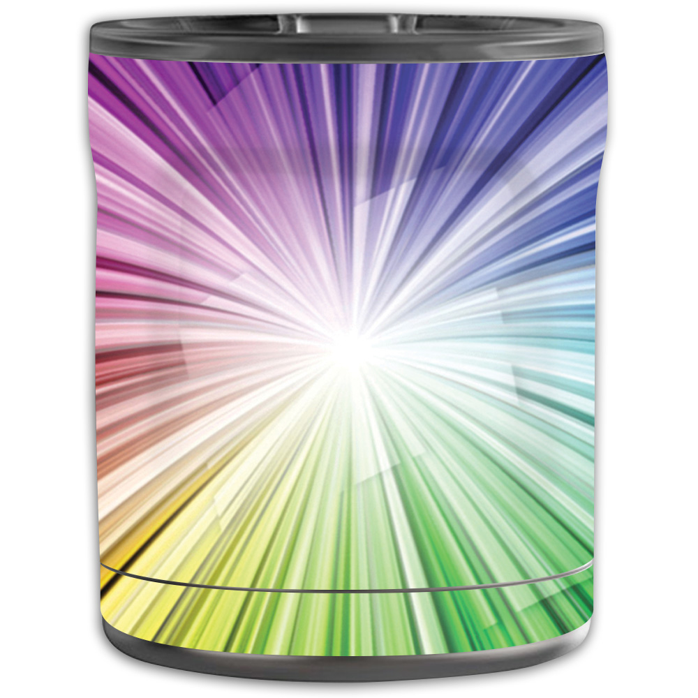 Picture of MightySkins OTEL10-Rainbow Explosion Skin for Otterbox Elevation Tumbler 10 oz - Rainbow Explosion