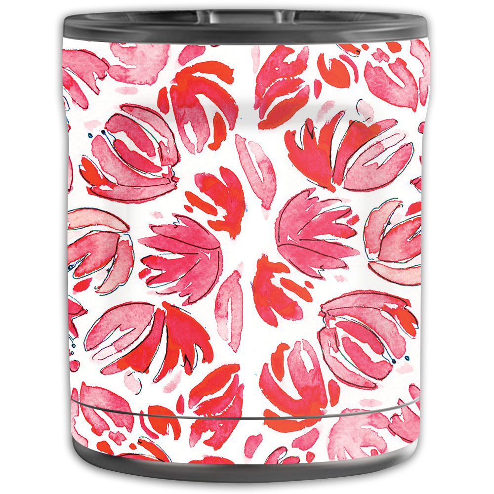 Picture of MightySkins OTEL10-Red Petals Skin for Otterbox Elevation Tumbler 10 oz - Red Petals
