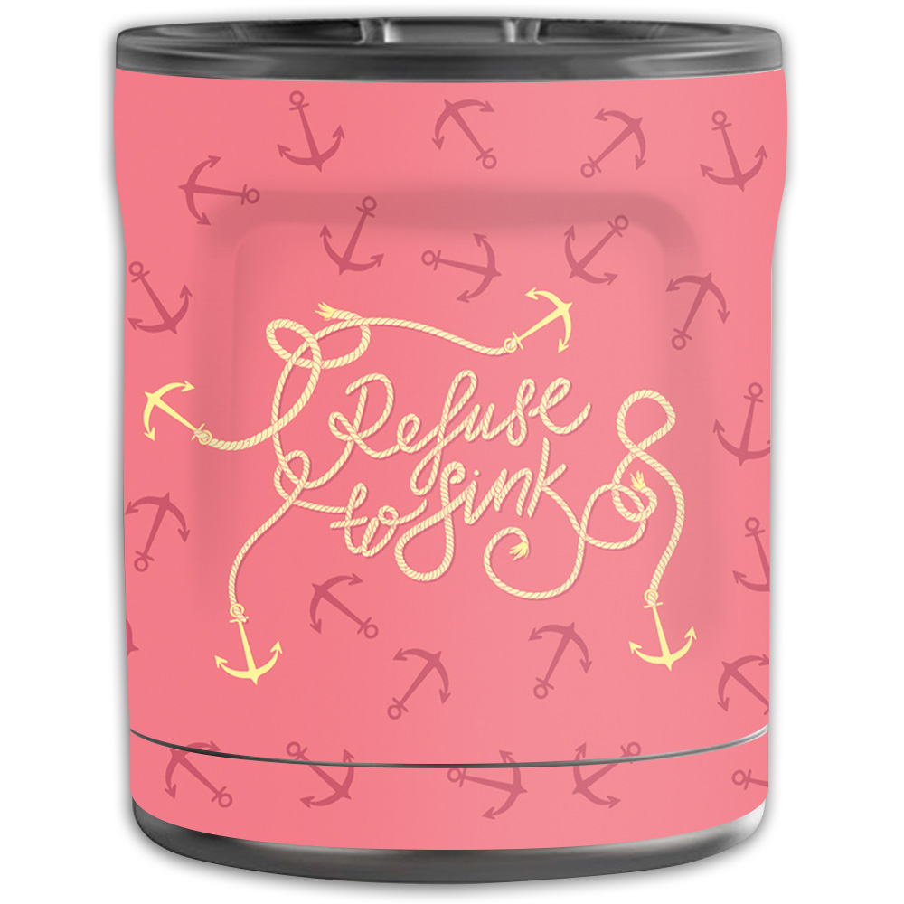 Picture of MightySkins OTEL10-Refuse To Sink Skin for Otterbox Elevation Tumbler 10 oz - Refuse to Sink