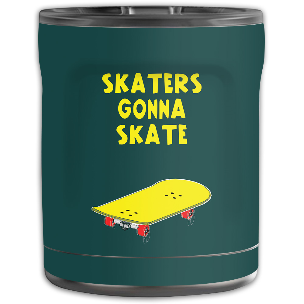 Picture of MightySkins OTEL10-Skaters Gonna Skate Skin for Otterbox Elevation Tumbler 10 oz - Skaters Gonna Skate