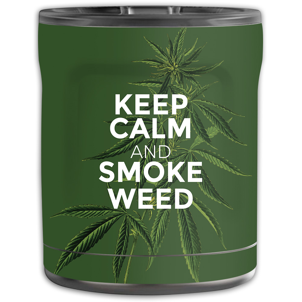 Picture of MightySkins OTEL10-Smoke Weed Skin for Otterbox Elevation Tumbler 10 oz - Smoke Weed