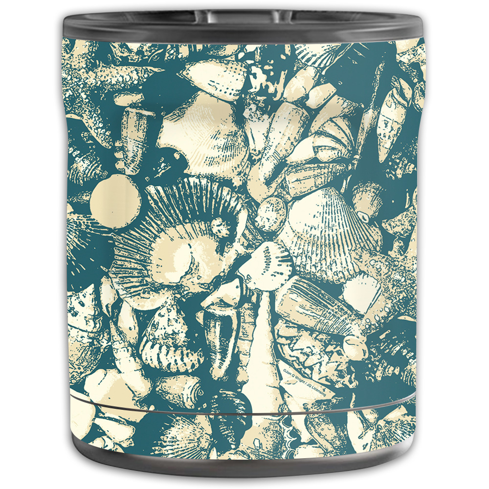 Picture of MightySkins OTEL10-Tan Seashells Skin for Otterbox Elevation Tumbler 10 oz - Tan Seashells