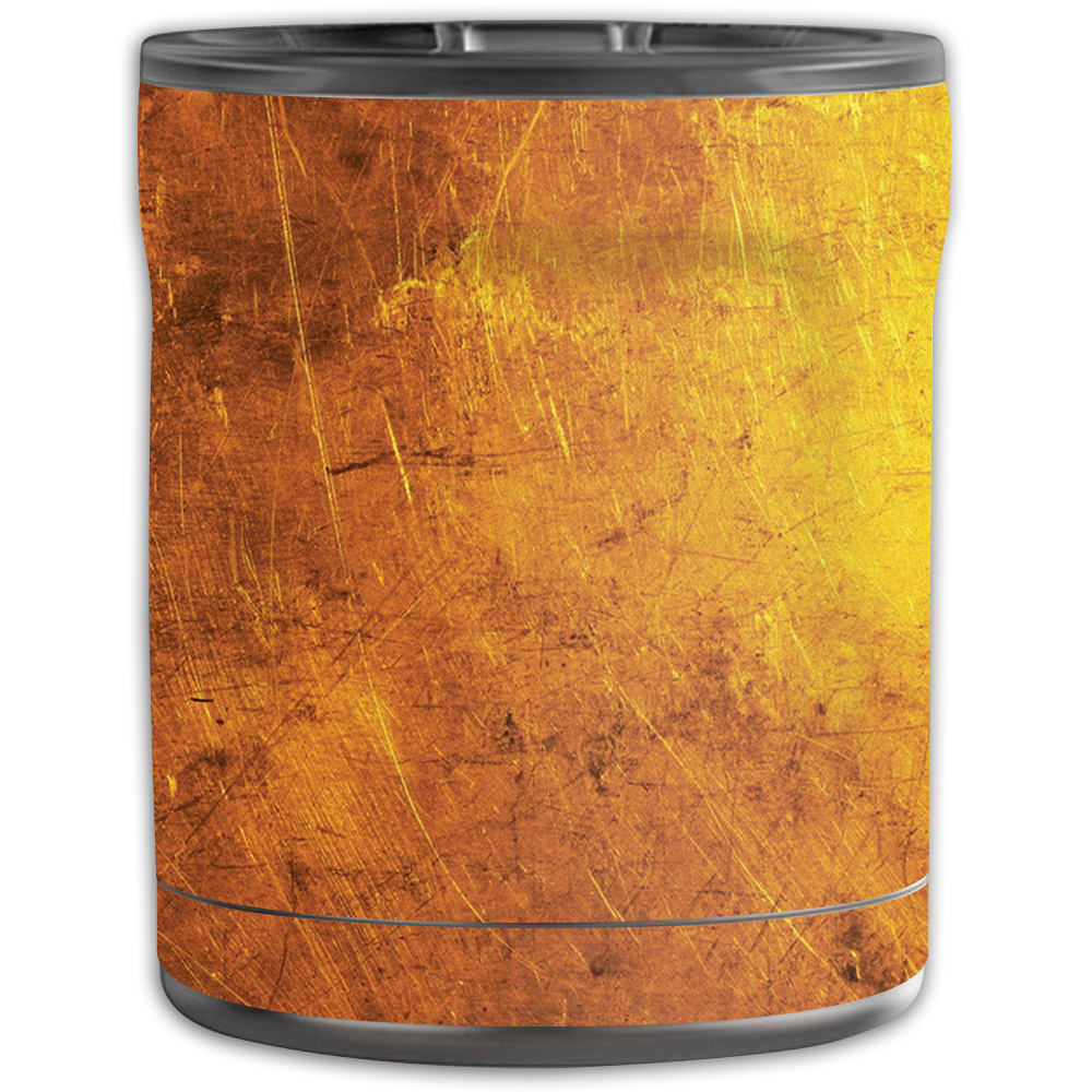 Picture of MightySkins OTEL10-Textured Gold Skin for Otterbox Elevation Tumbler 10 oz - Textured Gold