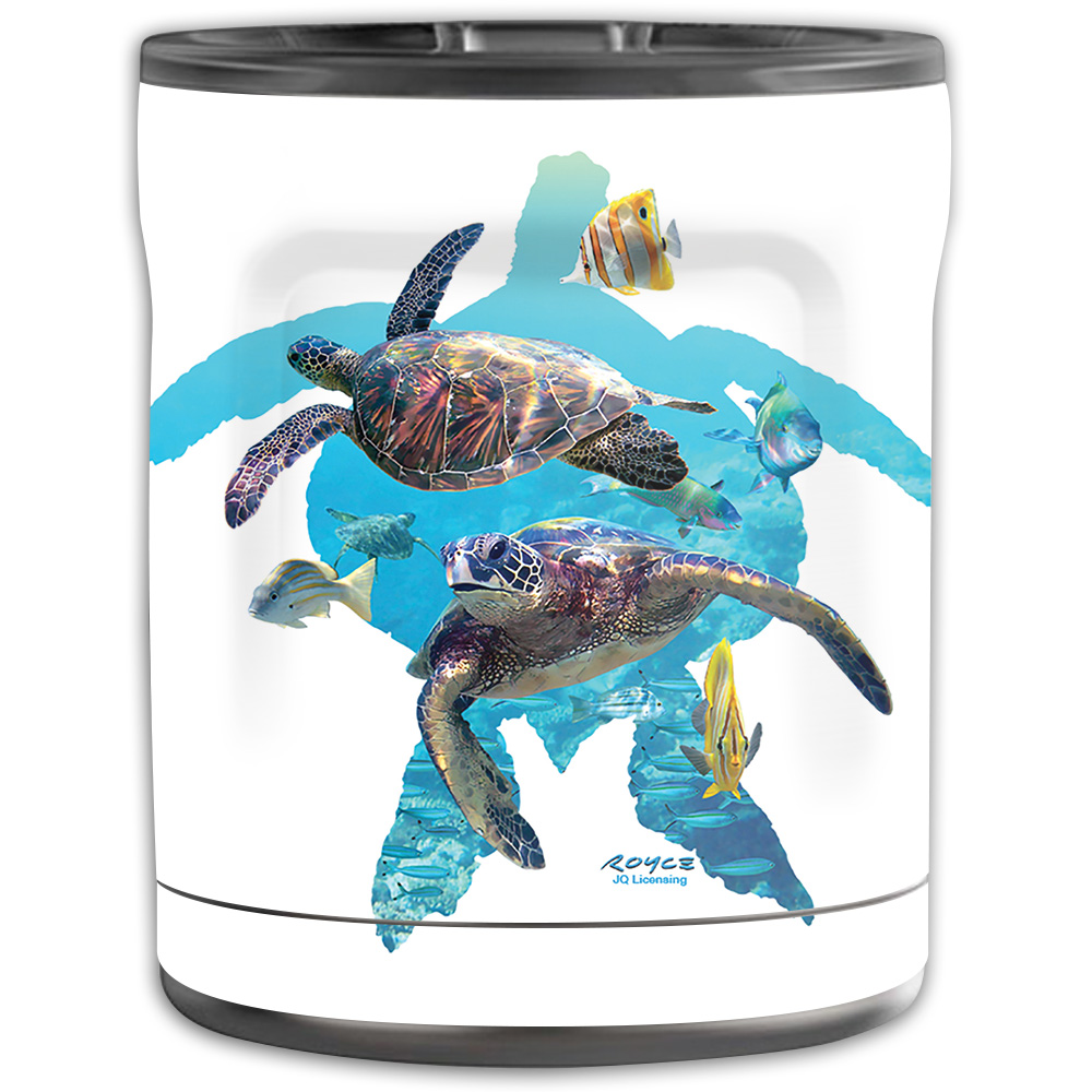Picture of MightySkins OTEL10-Turtly Cool Skin for Otterbox Elevation Tumbler 10 oz - Turtly Cool