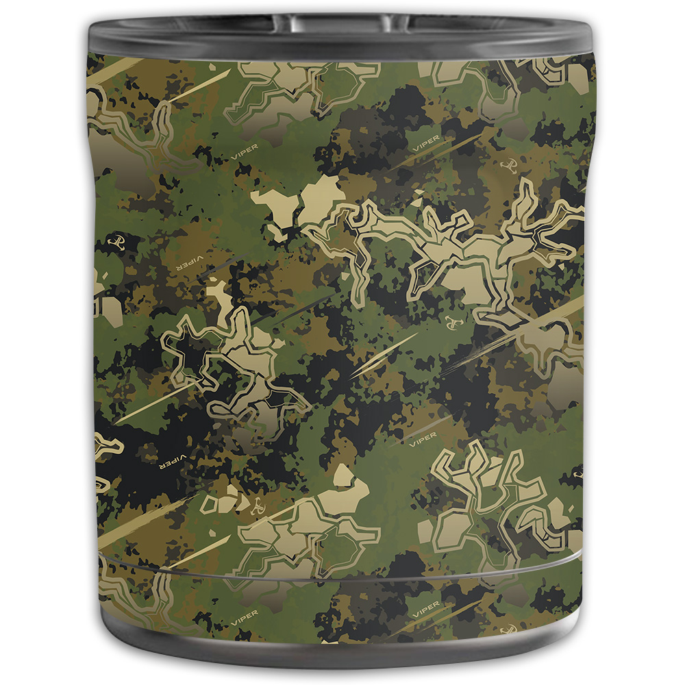 Picture of MightySkins OTEL10-Viper Woodland Skin for Otterbox Elevation Tumbler 10 oz - Viper Woodland