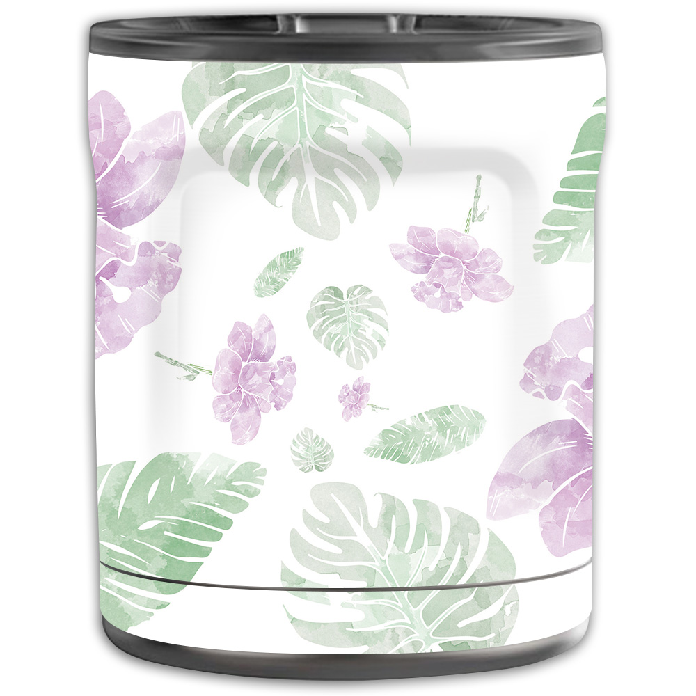 Picture of MightySkins OTEL10-Water Color Flowers Skin for Otterbox Elevation Tumbler 10 oz - Water Color Flowers