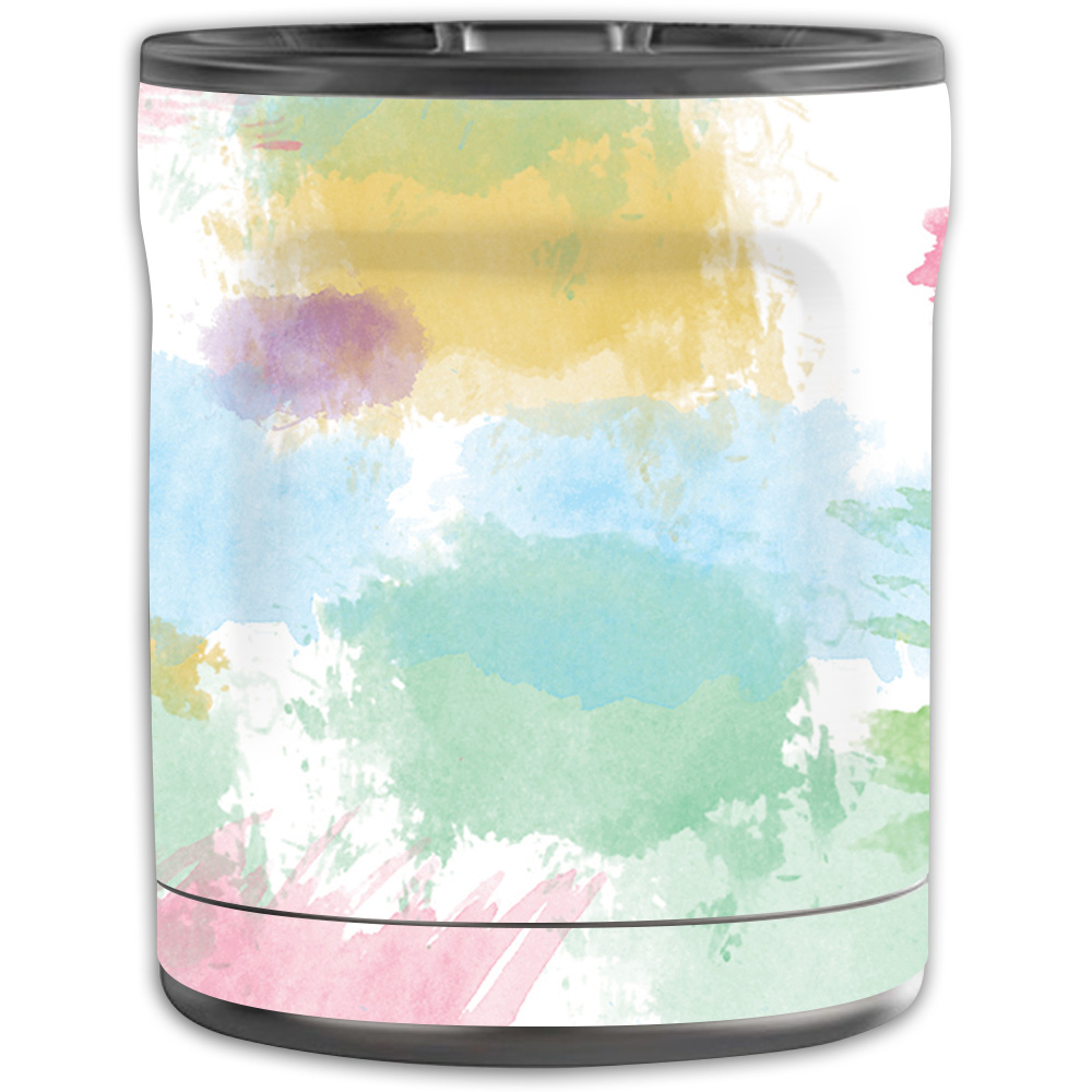 Picture of MightySkins OTEL10-Watercolor White Skin for Otterbox Elevation Tumbler 10 oz - Watercolor White