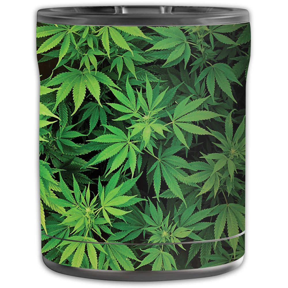 Picture of MightySkins OTEL10-Weed Skin for Otterbox Elevation Tumbler 10 oz - Weed
