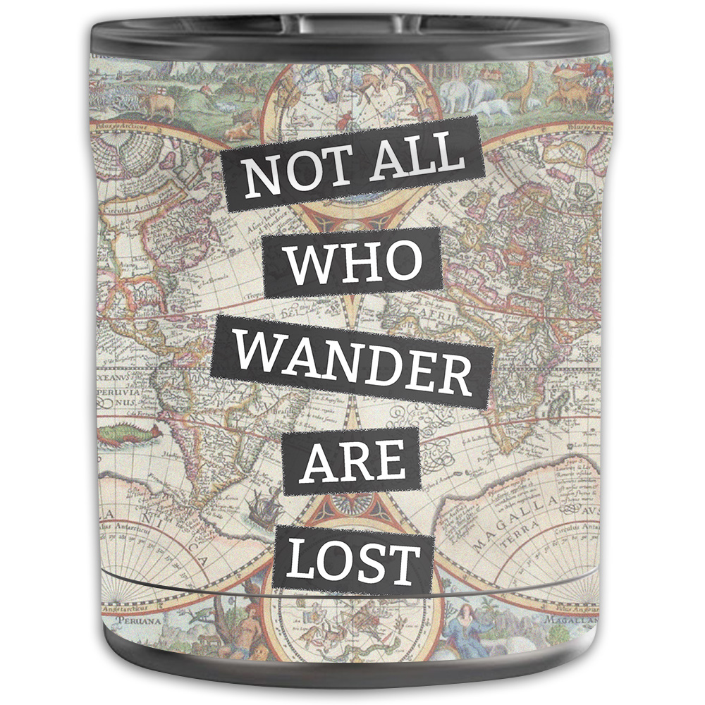 Picture of MightySkins OTEL10-Who Wander Skin for Otterbox Elevation Tumbler 10 oz - Who Wander