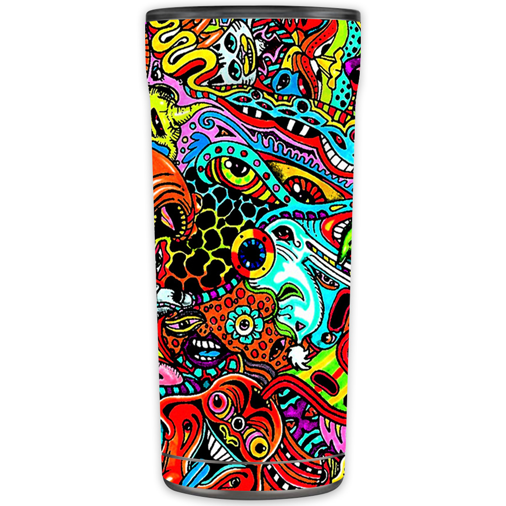 Picture of MightySkins OTEL20-Acid Trippy Skin for Otterbox Elevation Tumbler 20 oz - Acid Trippy