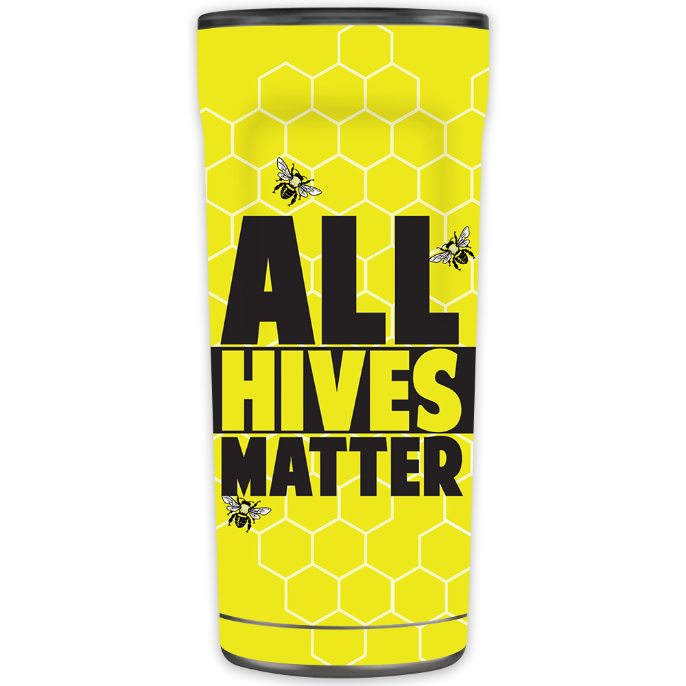 Picture of MightySkins OTEL20-All Hives Matter Skin for Otterbox Elevation Tumbler 20 oz - All Hives Matter