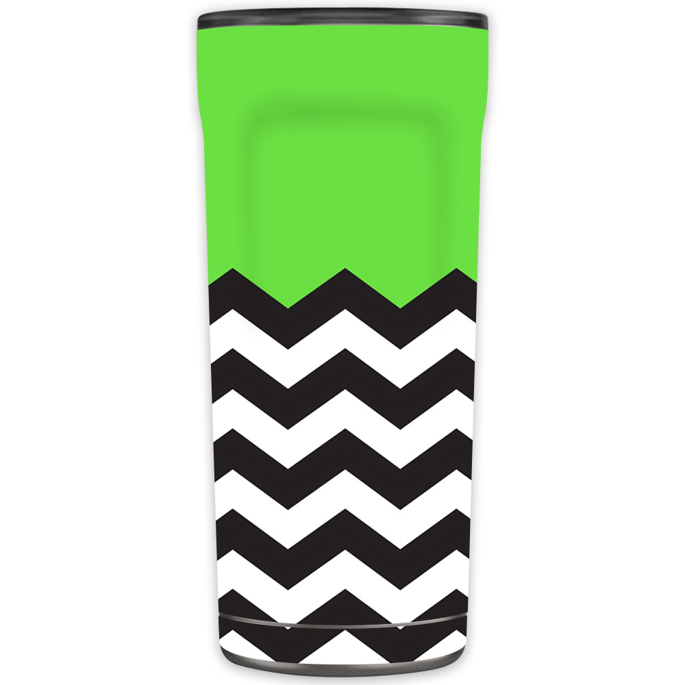 Picture of MightySkins OTEL20-Lime Chevron Skin for Otterbox Elevation Tumbler 20 oz - Lime Chevron